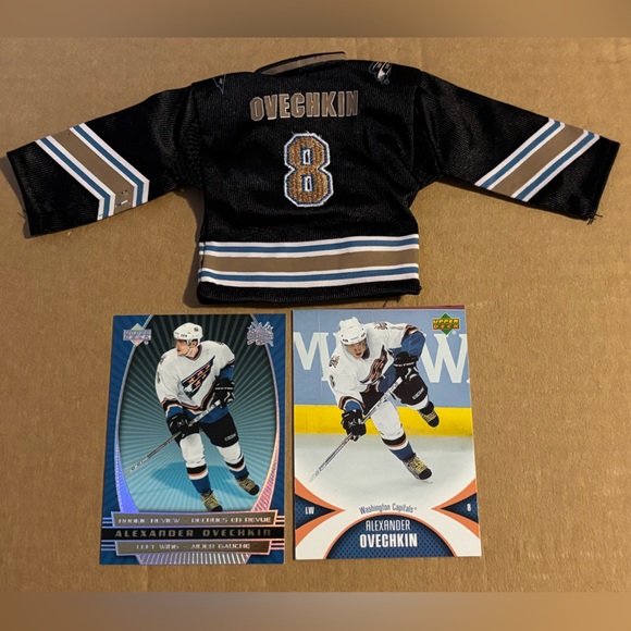Upperdeck Other - Alex Ovechkin 2006 Upperdeck Washington Capitals Rookie RC Jersey Hockey Cards